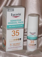 EUCERIN SENSITIVE MINERAL FACE TINTED SUNSCREEN LOTION FACE SPF 35 - 50 ml.NEW 