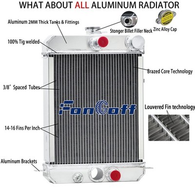 4 Row Core Radiator Fits David Brown 780 885 885 885N Models K922737 K922739