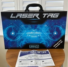Laser Tag Extreme Pack 4 Player Tag by Lagacy Toys in Hard Carry Case Box Tested