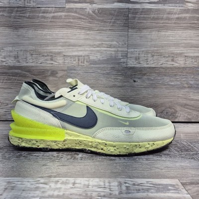 Nike Waffle One Crater Shoes Mens Size 12 Lime Ice Running Sneakers DC2650-300