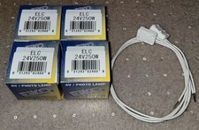 SET OF 4, WITH BONUS ELC 250w 24v MR16 Halogen Bulb Photo Lamp, BONUS OFFERED.