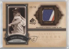2005 SP Legendary Cuts Classic Careers Patch 33/50 David Cone #CC-DC Patch 1h1