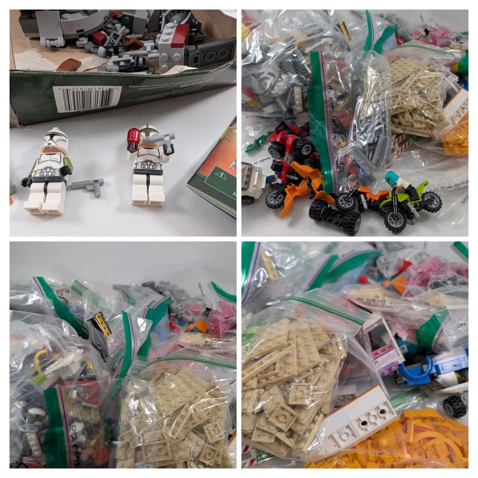 Lego 10 Pound Bulk Lot Parts Pieces 50+ Minifigs. City, Harry Potter, Star Wars - Image 2 of 4