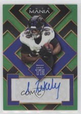 2022 Wild Card Mania Square Green Rainbow Isaiah Likely Rookie Auto RC 2b7. rookie card picture