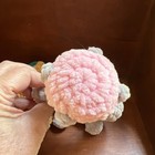 Two Crochet Ring Dolls, Amigurumi Crochet- pink diamond & emerald, very soft  — photo 7