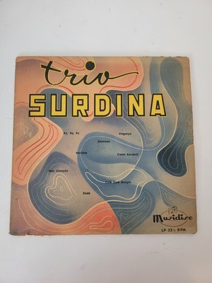 Trio Surdina M-017 LP 33 RPM Musidisc Brazilian Samba Chôro Fox Vinyl Record