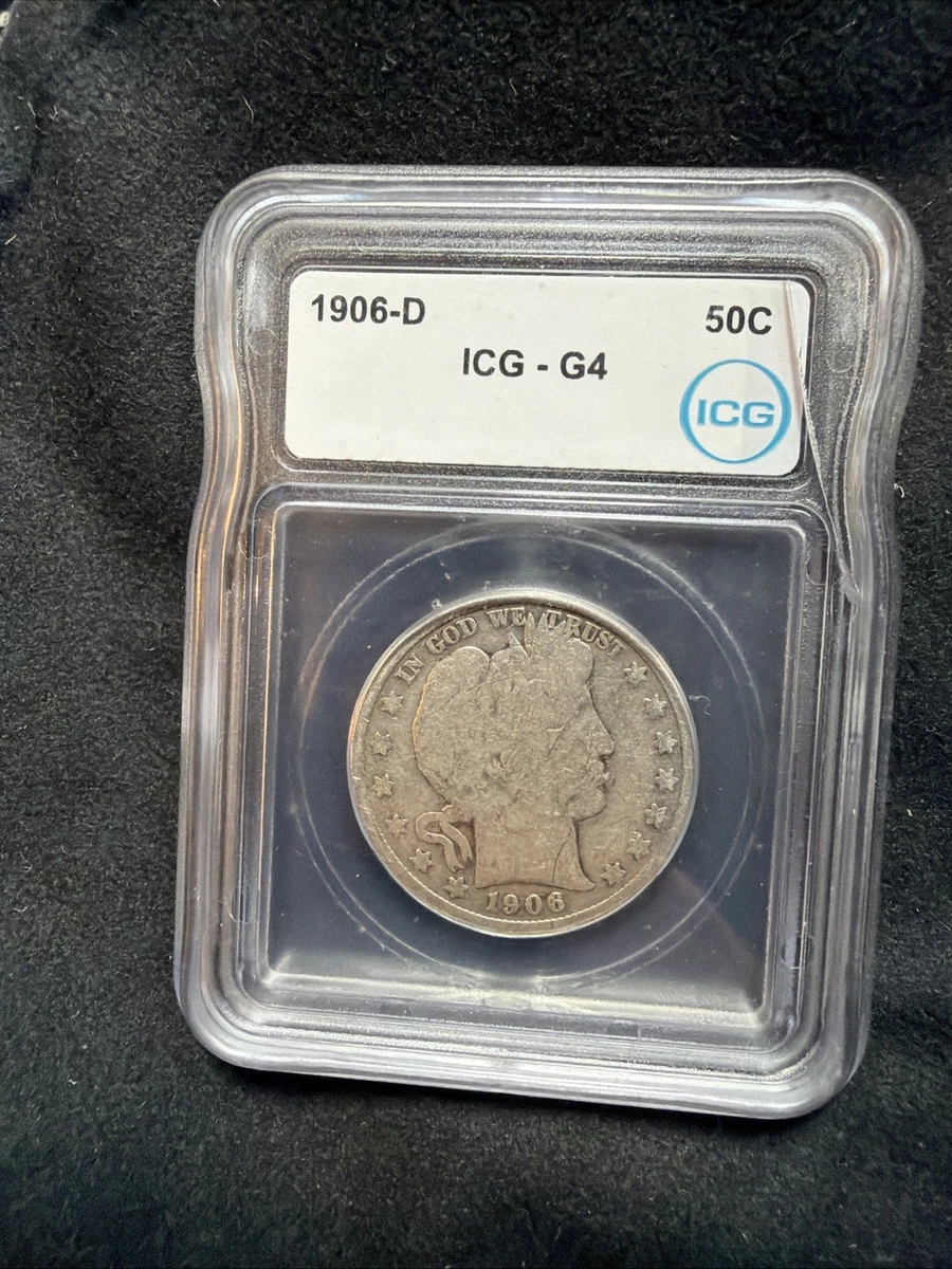 ICG Certified Barber US Half Dollars (1892-1915) for sale | eBay