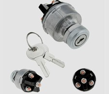 1Set Ignition Key Start Switch With 2 Keys For Forklift Construction Vehicles
