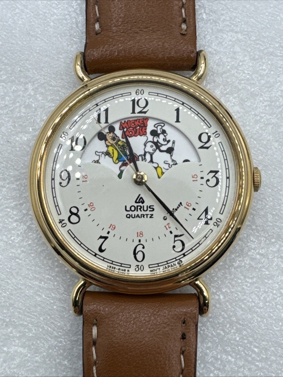 Vintage Lorus Disney Mickey Mouse 60 year watch NEW BATTERY VINTAGE Disney/ Lorus Disney Mickey Mouse Wrist Watch (V515  main image 3