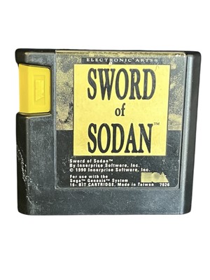 Sword of Sodan Genesis Game Authentic Sega Cartridge Retro Hack & Slash Scroller