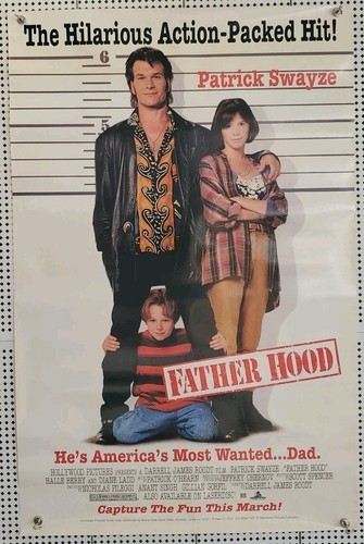 Father Hood Movie Theater Rolled Poster - Patrick Swayze - Hollywood 27x40