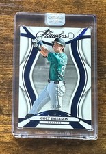 2025 Panini Flawless Sapphire #69 Colt Emerson /15 #X16601