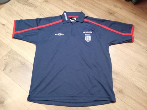 England national team vintage polo shirt made by UMBRO