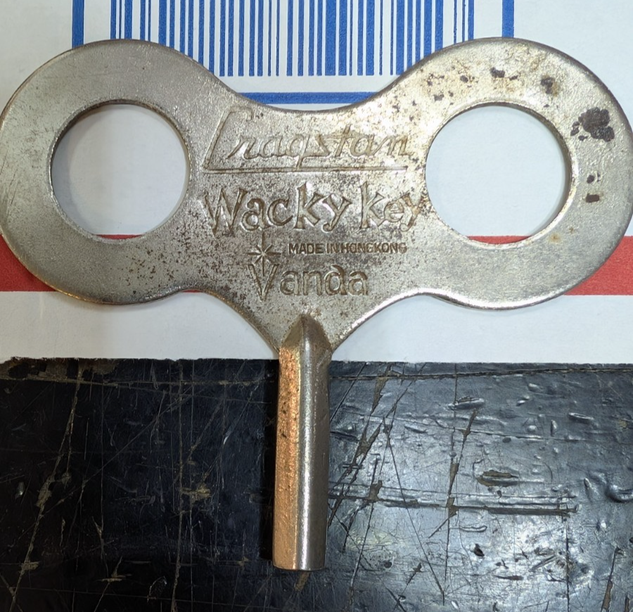 Gigantic Cragstan Wind Up Toy Key Vintage Original Key Large Wacky