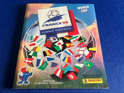Panini France 98 World Cup Football Sticker Album Complete With Iran & Spain