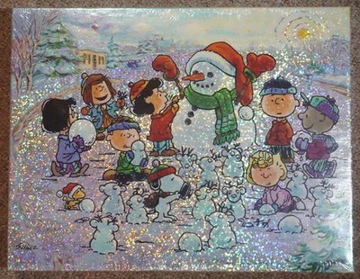 1995 Springbok Snoopy Peanuts Winter Wonderland 500 Piece Puzzle NEW IN BOX