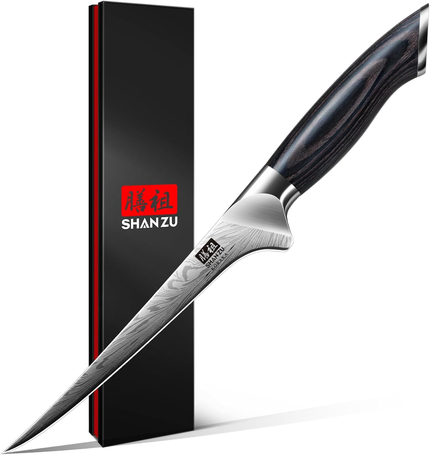 Coltello Sfilettare Pesce Acciaio a Polvere Professionale - Alta Precisione