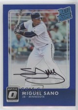 2016 Donruss Optic Rated Rookies Signatures Blue 73/75 Miguel Sano Auto 0lc5