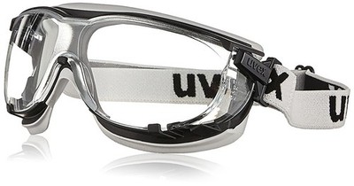 Honeywell S1650df CARBON VISION SAFETY EYEWEAR, GOGGLES, BLACK/GREY, CLEAN LENS
