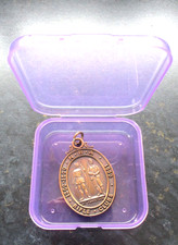 Rare NRA Rifle Clubs Medal 1860 Bronze Sit Perpetuum Marksman Award 1300-1500 E