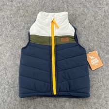 Eddie Bauer Boys Puffer Vest Full Zip Size 24M NEW
