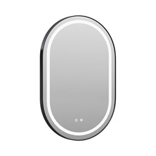 Bathroom LED Mirror With Demister Touch Sensor Illuminated Wall Mirror Anti-fog