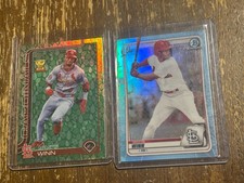 Masyn Winn 2020 Bowman Chrome 1st Card Sky Blue Easter Topps Holiday Eggs