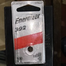 New Energizer Watch/Electronic 1.55V Silver Oxide Battery  392