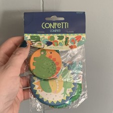 Amscan Dinosaur Confetti Multicolor Paper Party Decoration Animal Print