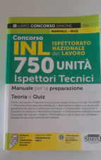 Manuale Di Teoria  E Quiz Concorso INL 750 Ispettorato Nazionale del Lavoro