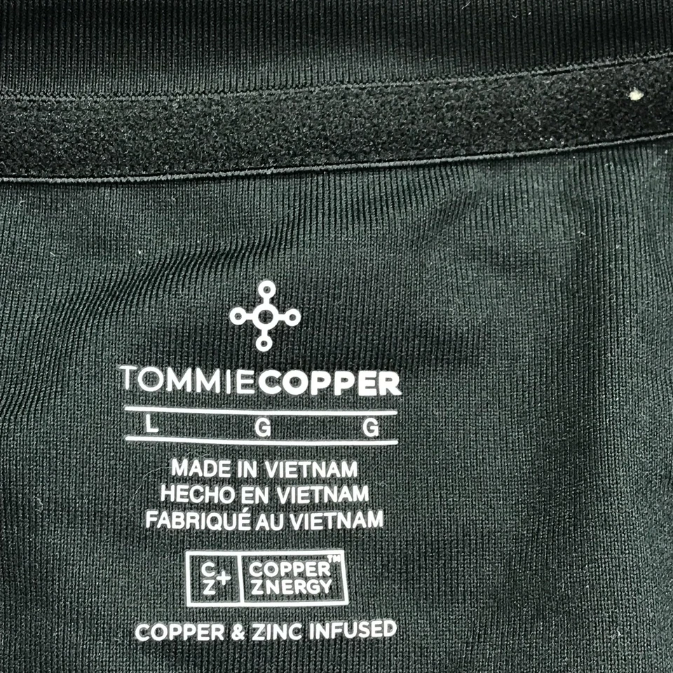 Tommie Copper Jacket Mens Large Black Compression Lower Back Support Zip Front - Image 4 of 4