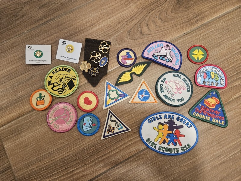 Girl Scout Patches And Pins From The 1980s