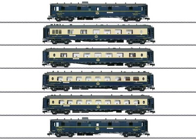Märklin 58000 6er Set Wagen CIWL, EDELWEISS Pullman Express, Spur 1