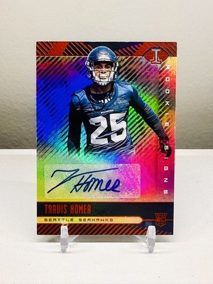 2019 Panini Illusions - Rookie Signs Travis Homer #RS-TRH Orange Rookie RC Auto