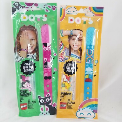 Lego DOTS Rainbow Bracelet Kit Colorful CREATE ur OWN