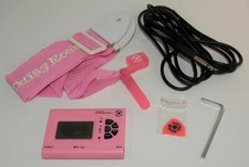 Daisy Rock ~ Pink Guitar Accessories - Tuner Pick Amp Cord Strap *brand New!
