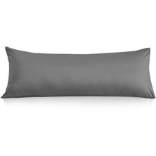 Body Pillowcase 20 x 54 Body Pillow Cover Body Pillow Case 20" x 54" Dark Grey