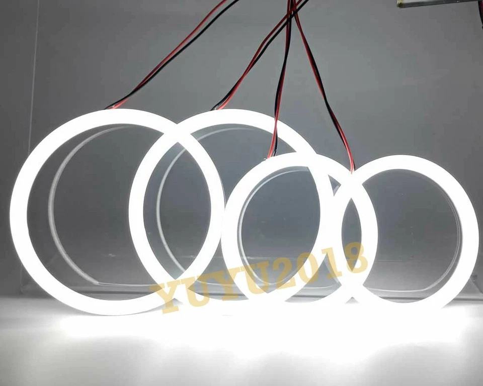 Anillo halo LED para Chevrolet Sonic T300 AVEO 11-15 cabeza SMD lámpara ojo ángel blanco Foto 2 de 4