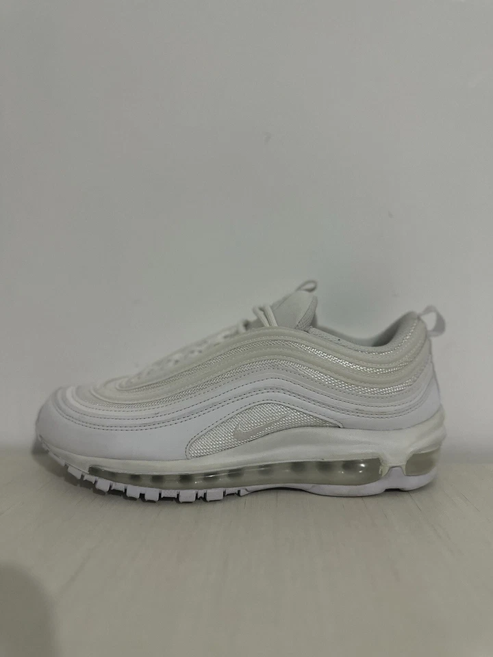 Size 7 - Nike Air Max 97 Triple White Wolf Gray, photo 4 of 5