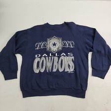 Vintage Dallas Cowboys Football Sweatshirt Pullover 1992 90s NFL Tultex Men Sz L