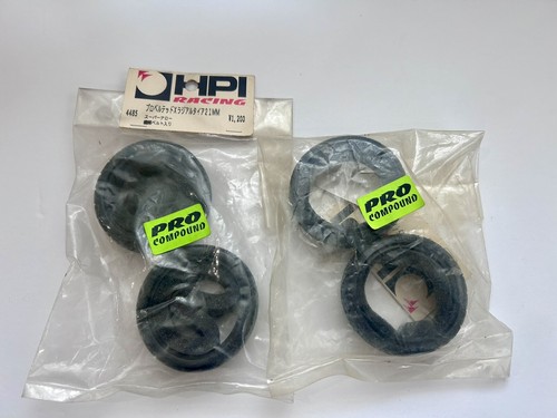 HPI 21mm Pro-Compound X-Pattern Belted Radial Tire w/Foam for HPI RS4 HPI4485