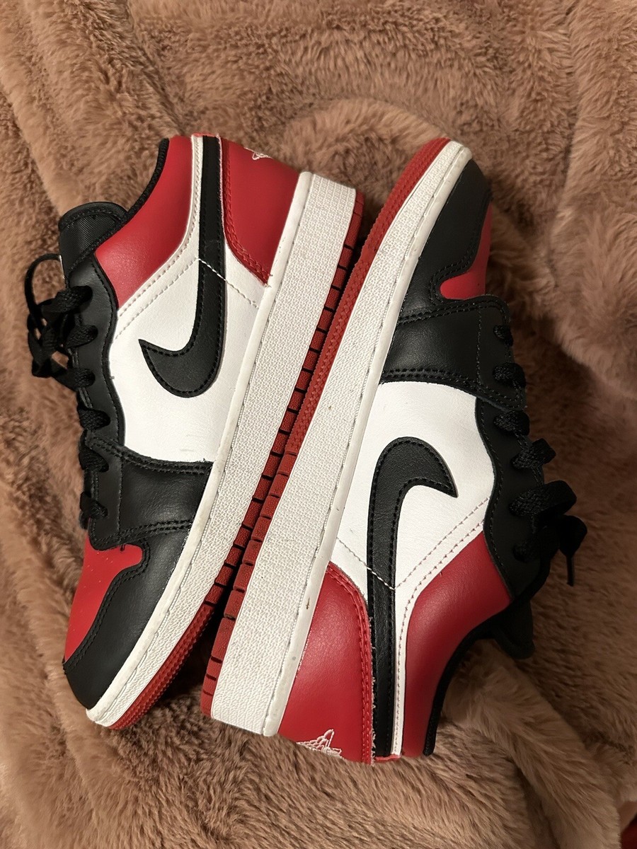 Size 5 - Jordan 1 Low Bred Toe | eBay