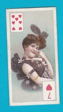 BEAUTIES (P/C INSET)  -  B.A.T. CO. LTD.  -  7  OF  HEARTS  -  1908
