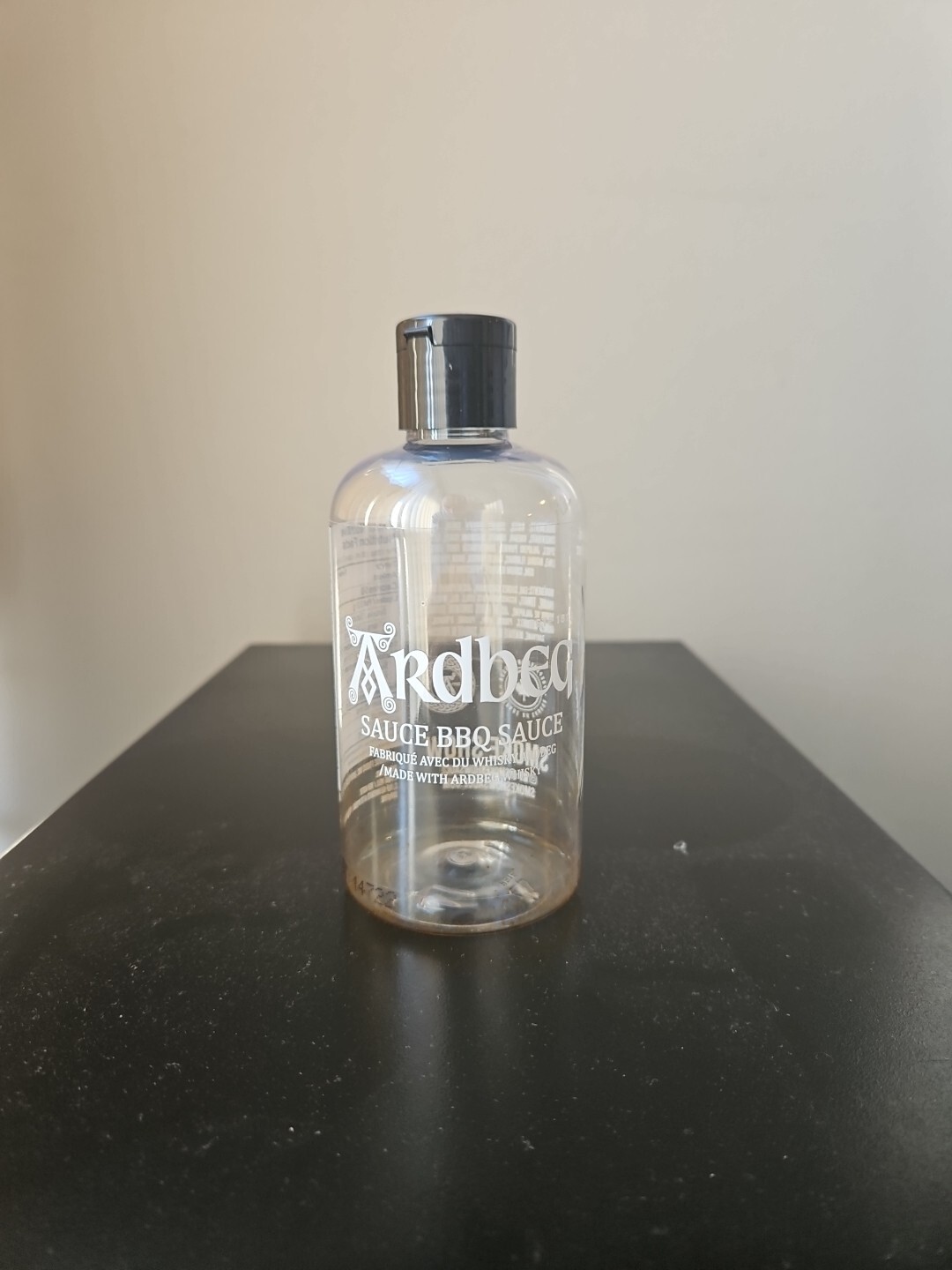 Ardbeg BBQ Sauce 250ml 8oz Empty Bottle Extremely Rare Collectible