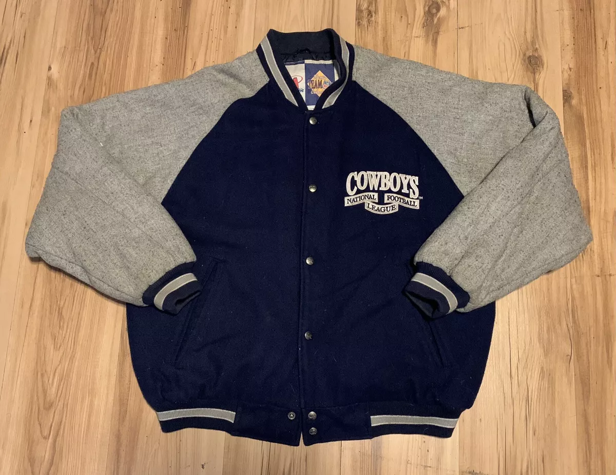 Mens VINTAGE Mirage~DALLAS COWBOYS Varsity Jacket~size XXL 2XL Football NFL  COAT