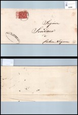 Storia postale Regno VEII da Finalborgo a Calice Ligure sassone 15