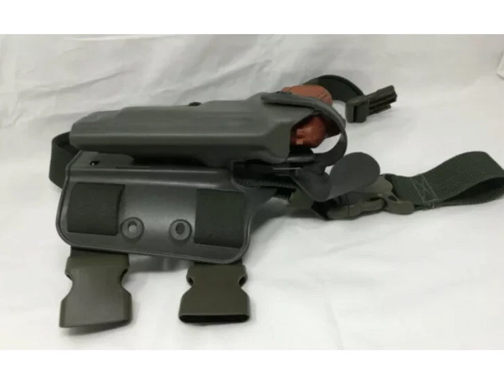 Safariland 6005 SLS Tactical STX Green RH Holster w/ Quick Release BERETTA 92 96 - Image 2 of 4