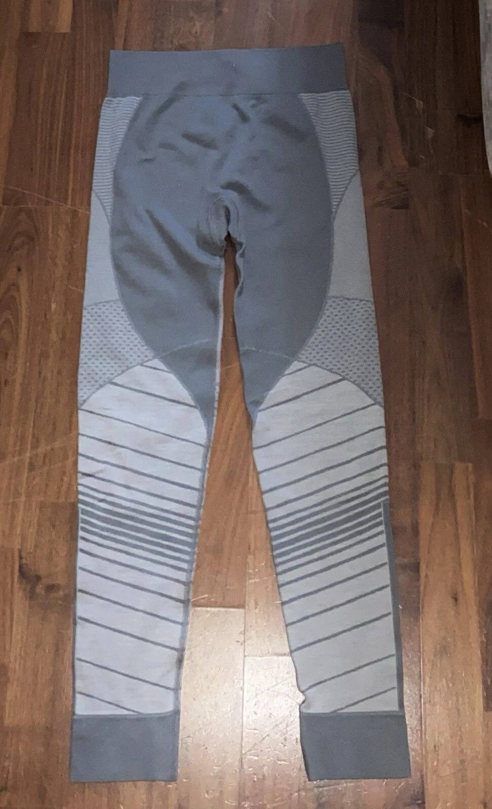 Sweaty Betty Merino Thermal Ski Base Layer Leggings Grey Medium New