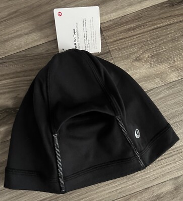 Lululemon Run It Out Toque Rulu Reflective Detail Black