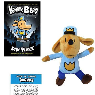 Dav Pilkey Hombre Perro Dog Man Gift Set Includes Hardcover